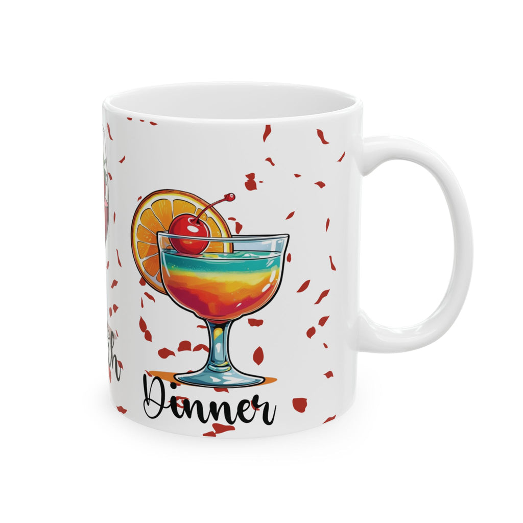 Whimsical Ceramic Coffee Mug – Perfect for Breakfast, Lunch & Dinner