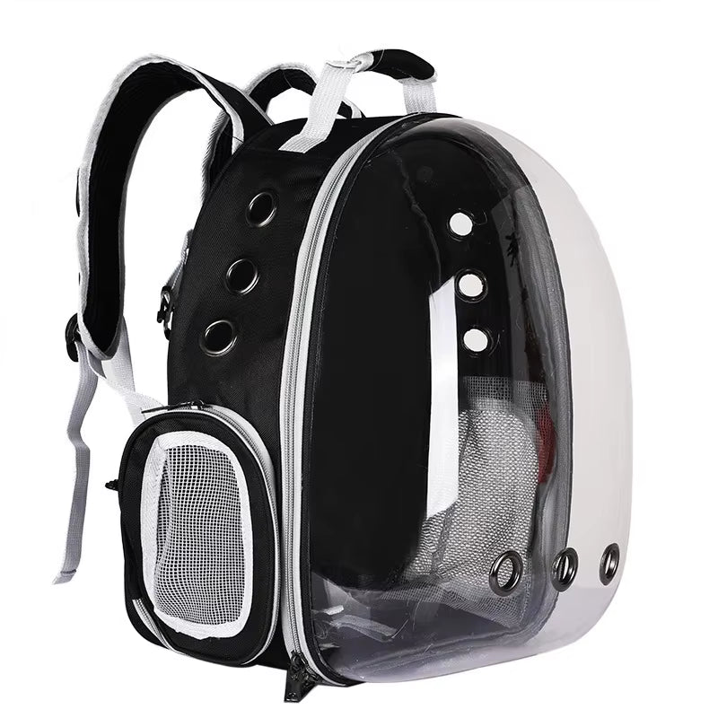 Clear View Pet Carrier Backpack - Airline Approved Soft-Sided Pet Travel Bag, Lightweight Cat Kennel for Car/Plane