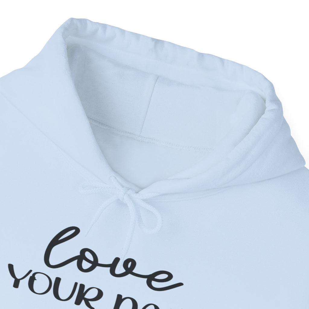 Love Your Damn Self Cozy Inspirational Unisex Hoodie, Positivity Comfort Wear