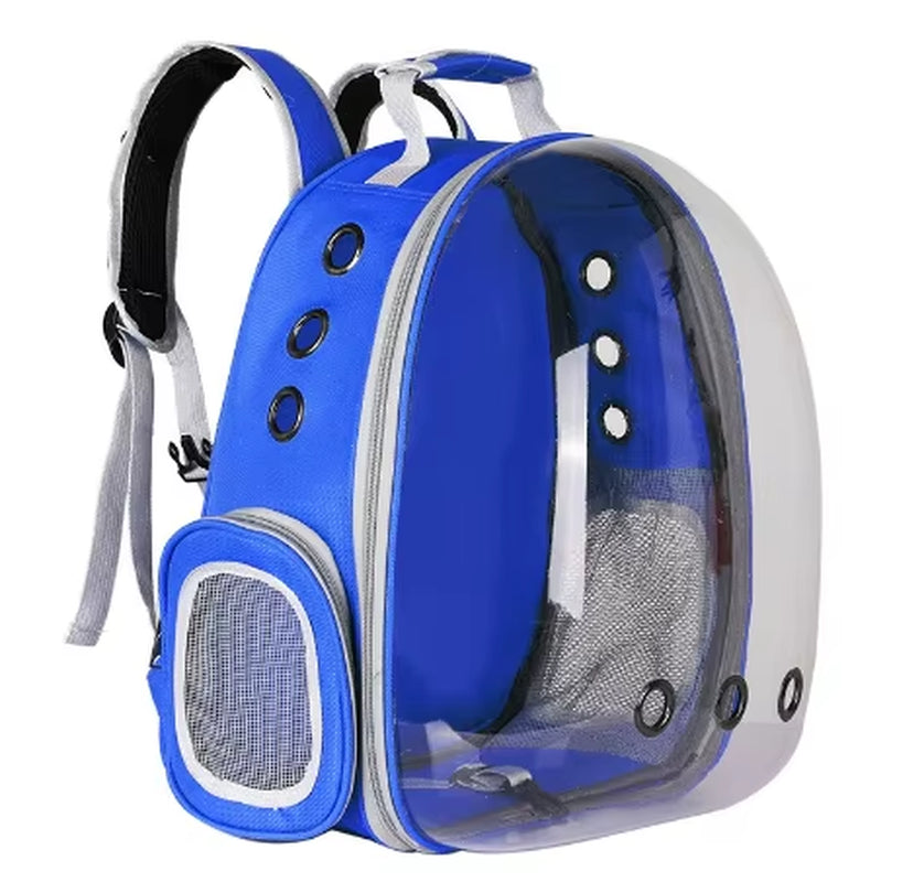 Clear View Pet Carrier Backpack - Airline Approved Soft-Sided Pet Travel Bag, Lightweight Cat Kennel for Car/Plane