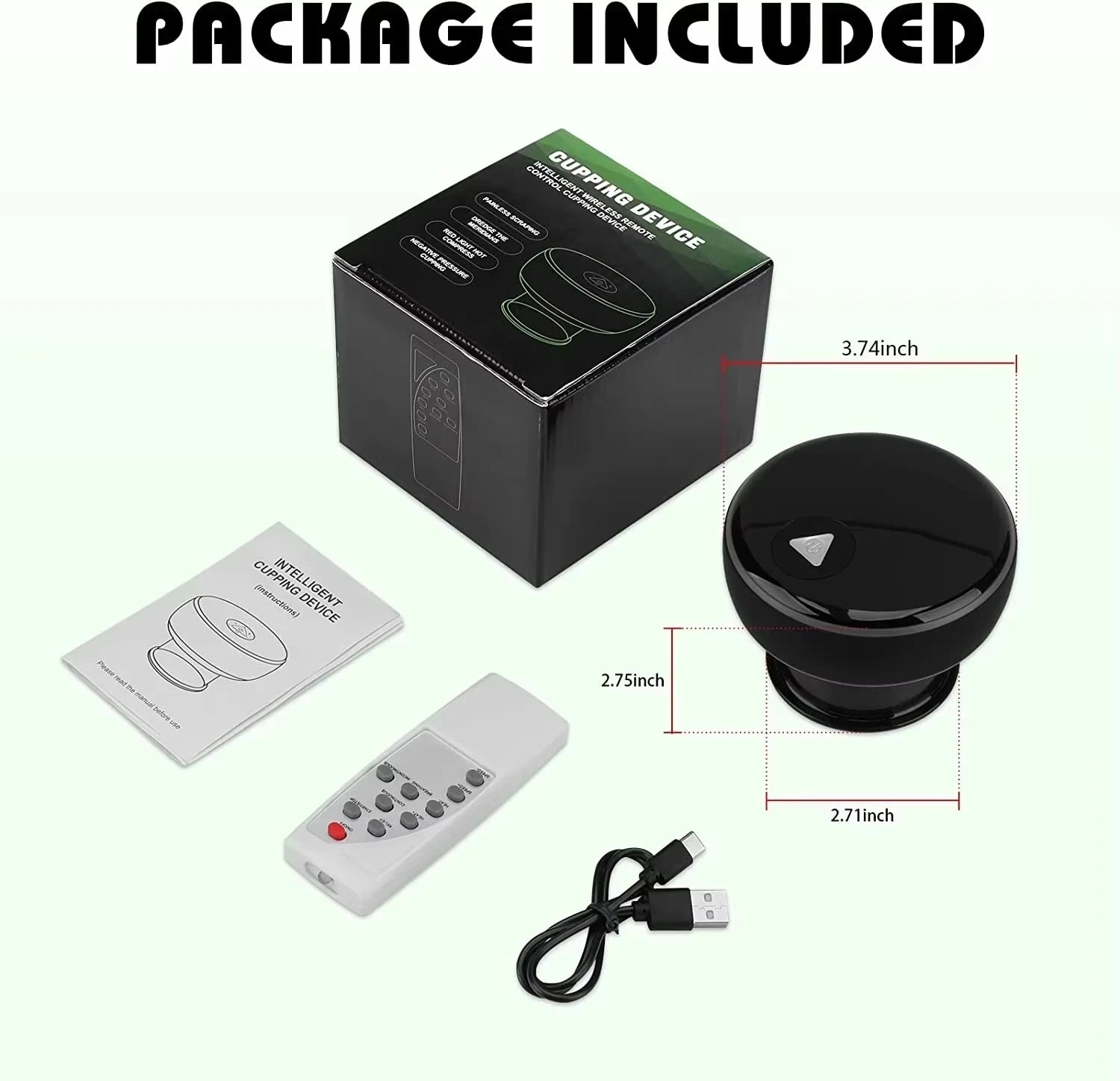 Hot Sale Cupping Device Electric Vacuum Cupping anti Cellulite Massager Electric Scraping Equipment Fatigue Relieving Massager