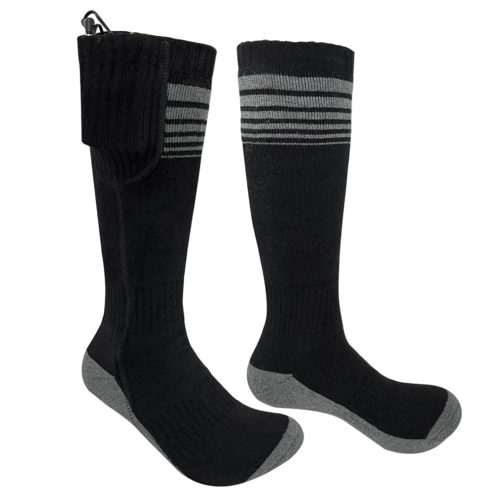 Unisex Battery Heated Socks, Breathable Rechargeable Heated Socks, Cozy Washable Winter Thermal Socks for Camping, Fishing, Cycling