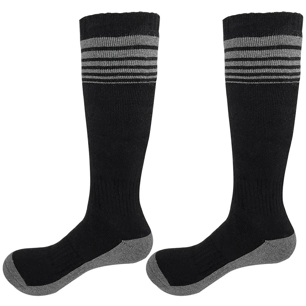 Unisex Battery Heated Socks, Breathable Rechargeable Heated Socks, Cozy Washable Winter Thermal Socks for Camping, Fishing, Cycling