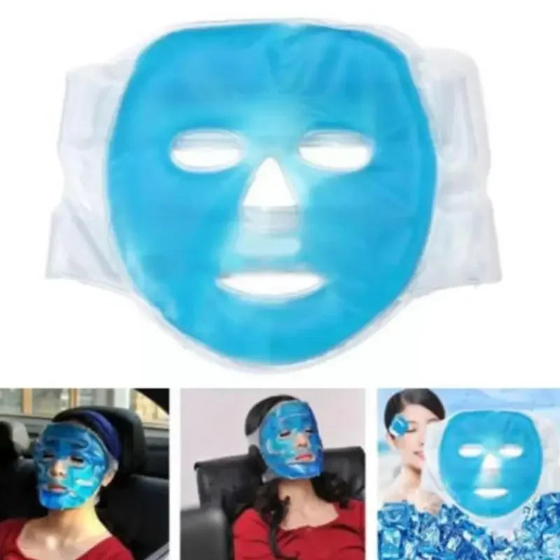 Cool Comfort Rejuvenation Mask, Cold Gel Face Mask, Ice Compress, Face Moisturizing, Relaxation & Stress Relief, Skin Firming & Rejuvenation