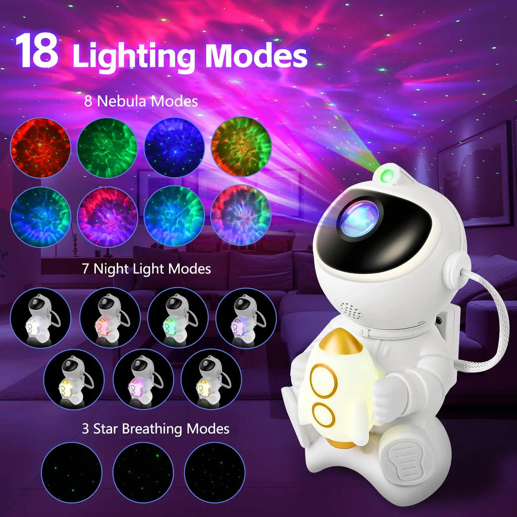Astronaut LED Star Projector, Night Light Galaxy Projector