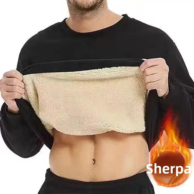 Men's Thick, Soft, Fleece-Lined Warm Sweatshirt