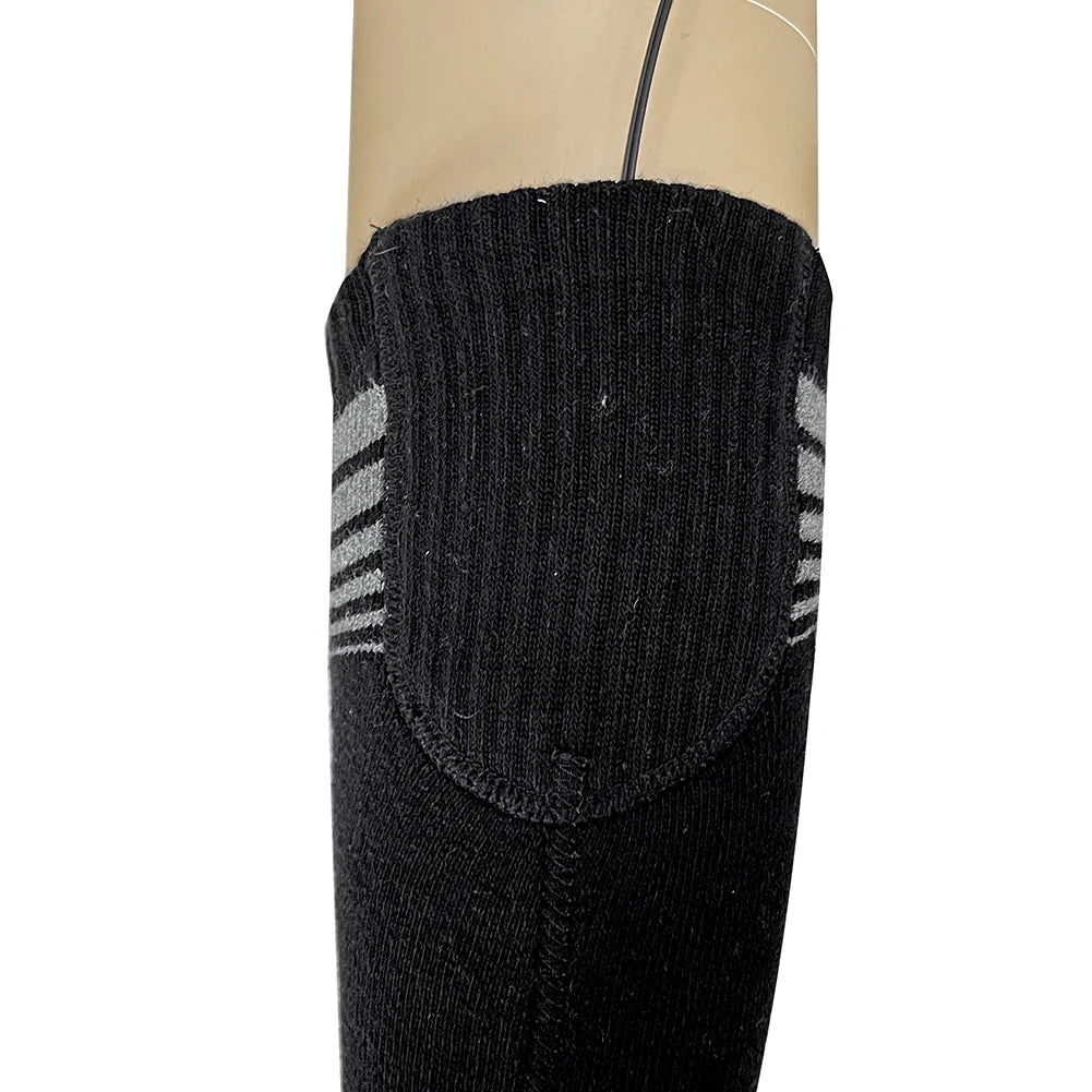 Unisex Battery Heated Socks, Breathable Rechargeable Heated Socks, Cozy Washable Winter Thermal Socks for Camping, Fishing, Cycling