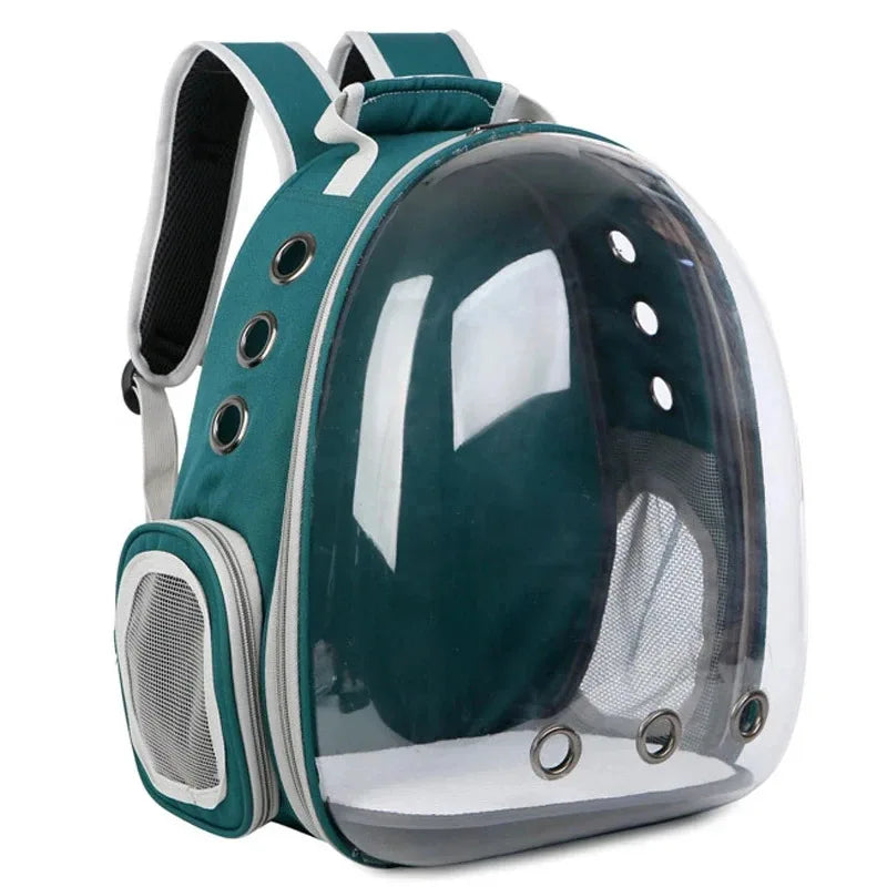 Pet Carrier Backpack, Transparent Capsule, Bubble Pet Backpack, Small Pet Carrier for Dogs, Cats, Rabbits, Breathable Animal Carrier for Travel