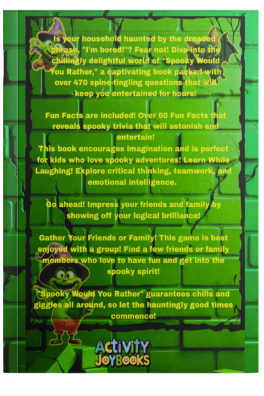 Spooky Would You Rather?: Game Book