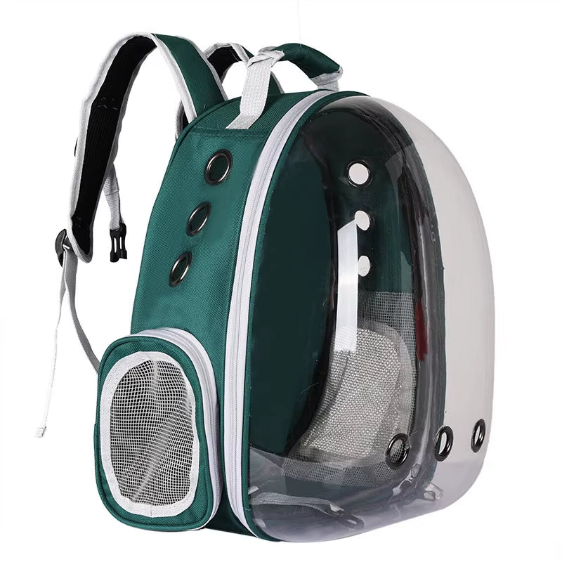 Clear View Pet Carrier Backpack - Airline Approved Soft-Sided Pet Travel Bag, Lightweight Cat Kennel for Car/Plane