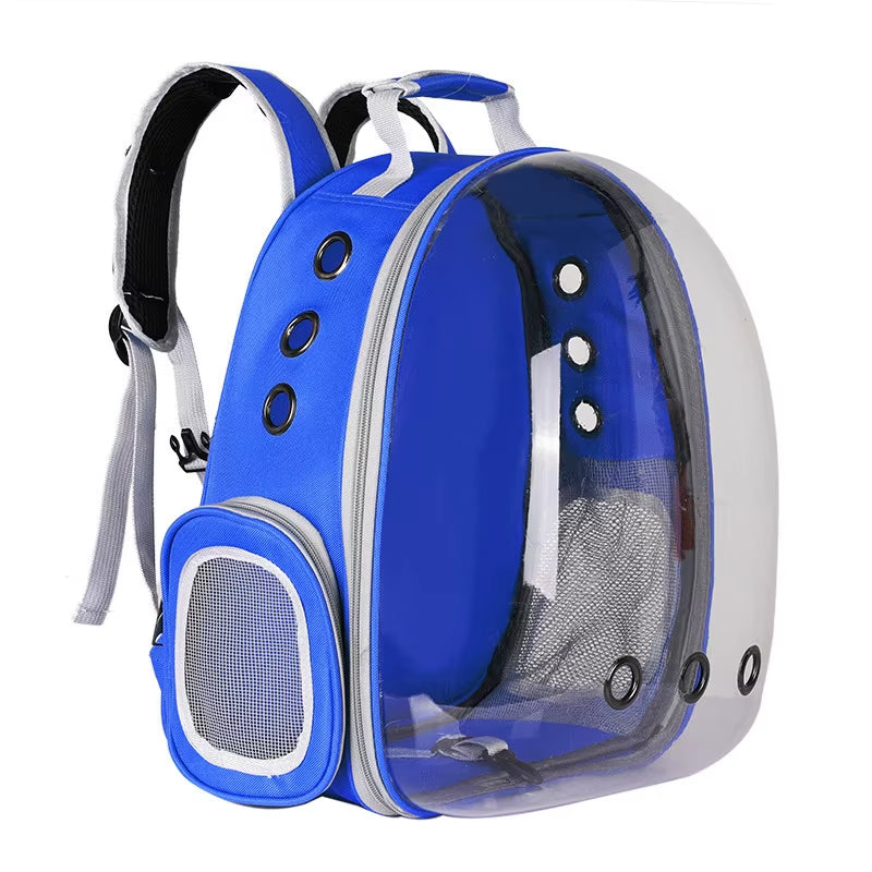 Clear View Pet Carrier Backpack - Airline Approved Soft-Sided Pet Travel Bag, Lightweight Cat Kennel for Car/Plane