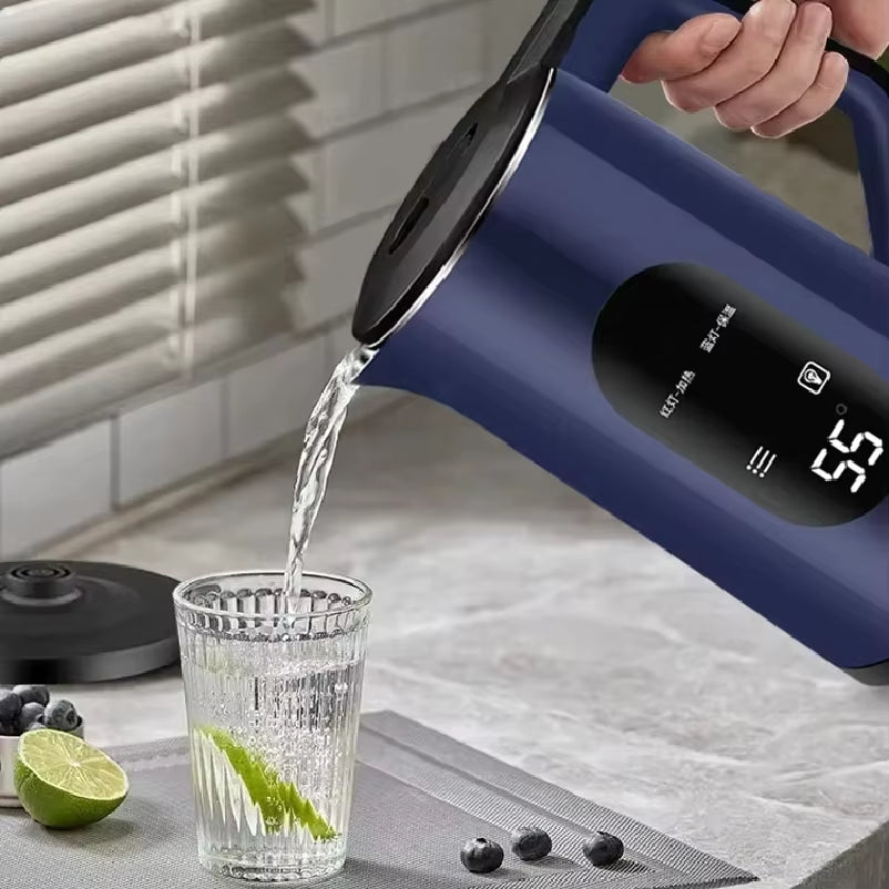 Electric Stainless Steel Kettle Portable Automatic Power-Off Keep Warm Feature for Home Hotel Outdoor Use Electric Kettle